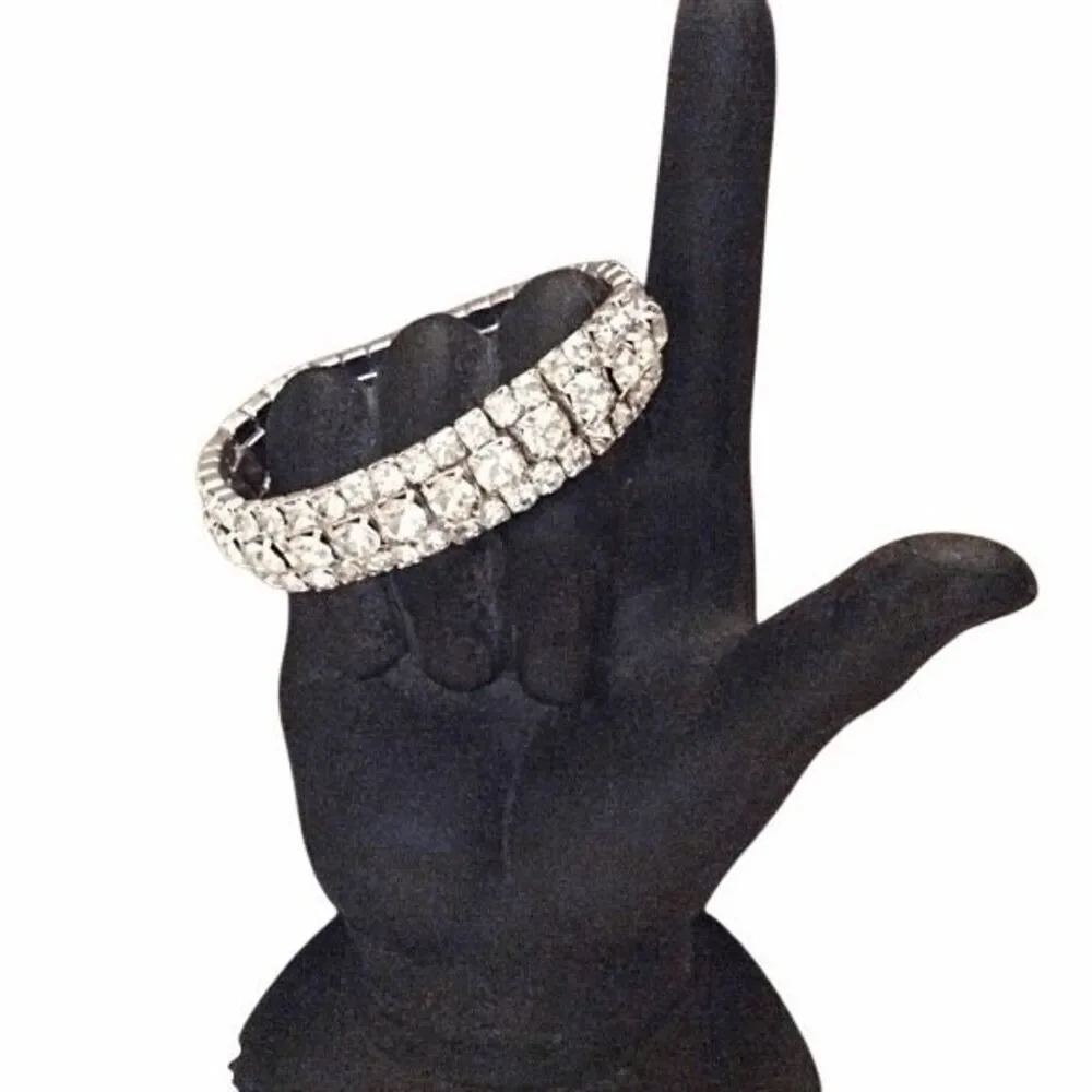 Boutique Rhinestone Stretchy Bracelet